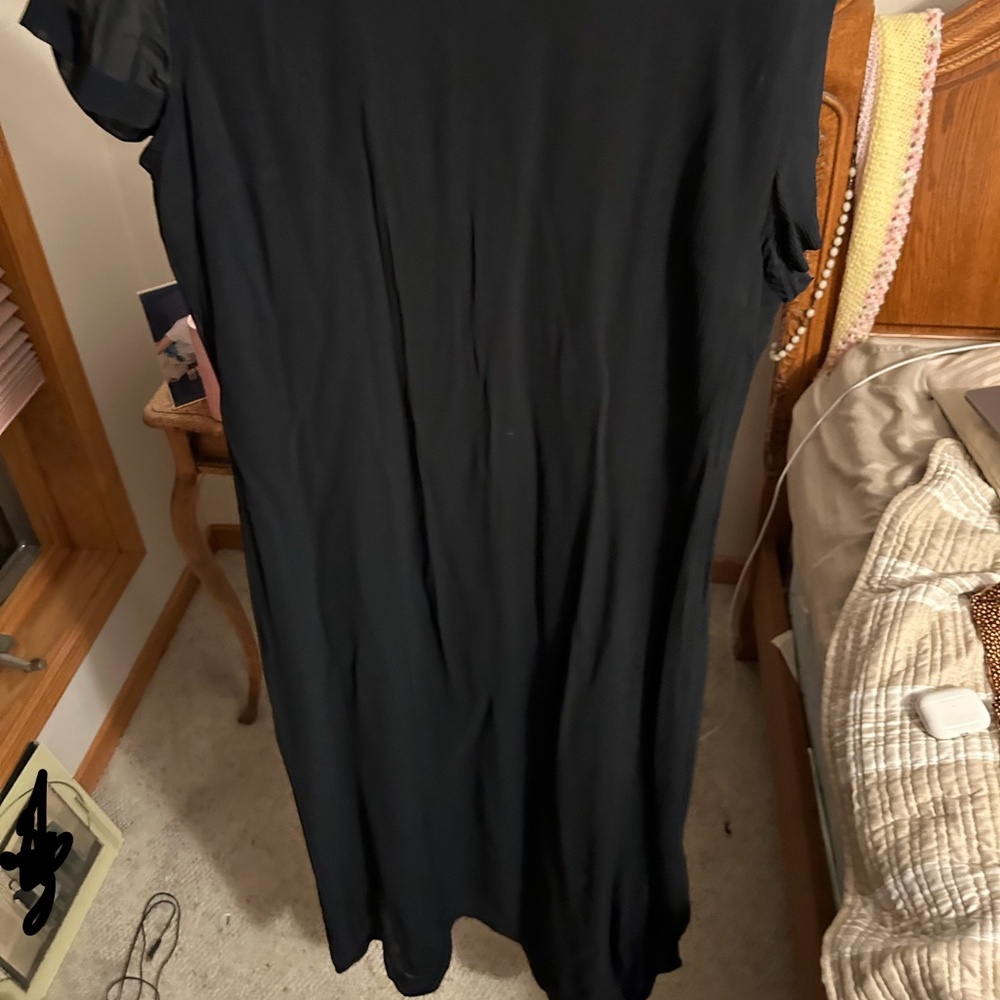 Size 16 Black Eddie Bauer Dress - Picture 2 of 2